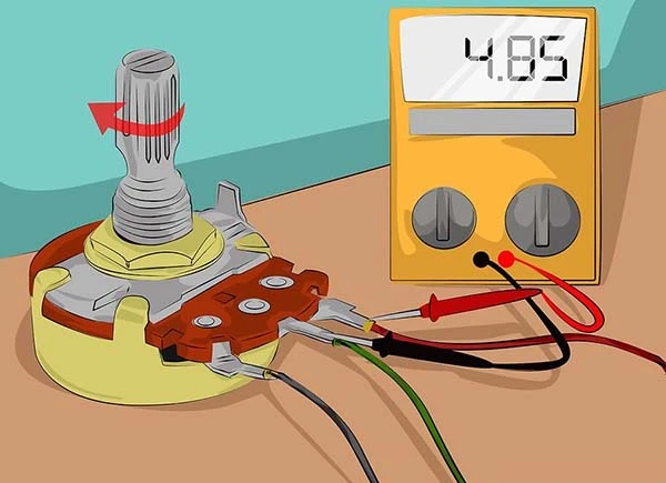 Bước 5: Kiểm tra hoạt động của biến trở