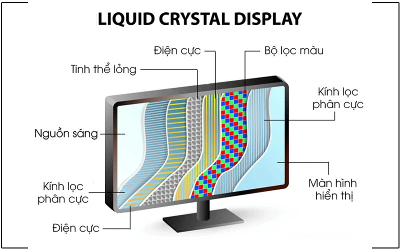 Cấu tạo của màn LCD character